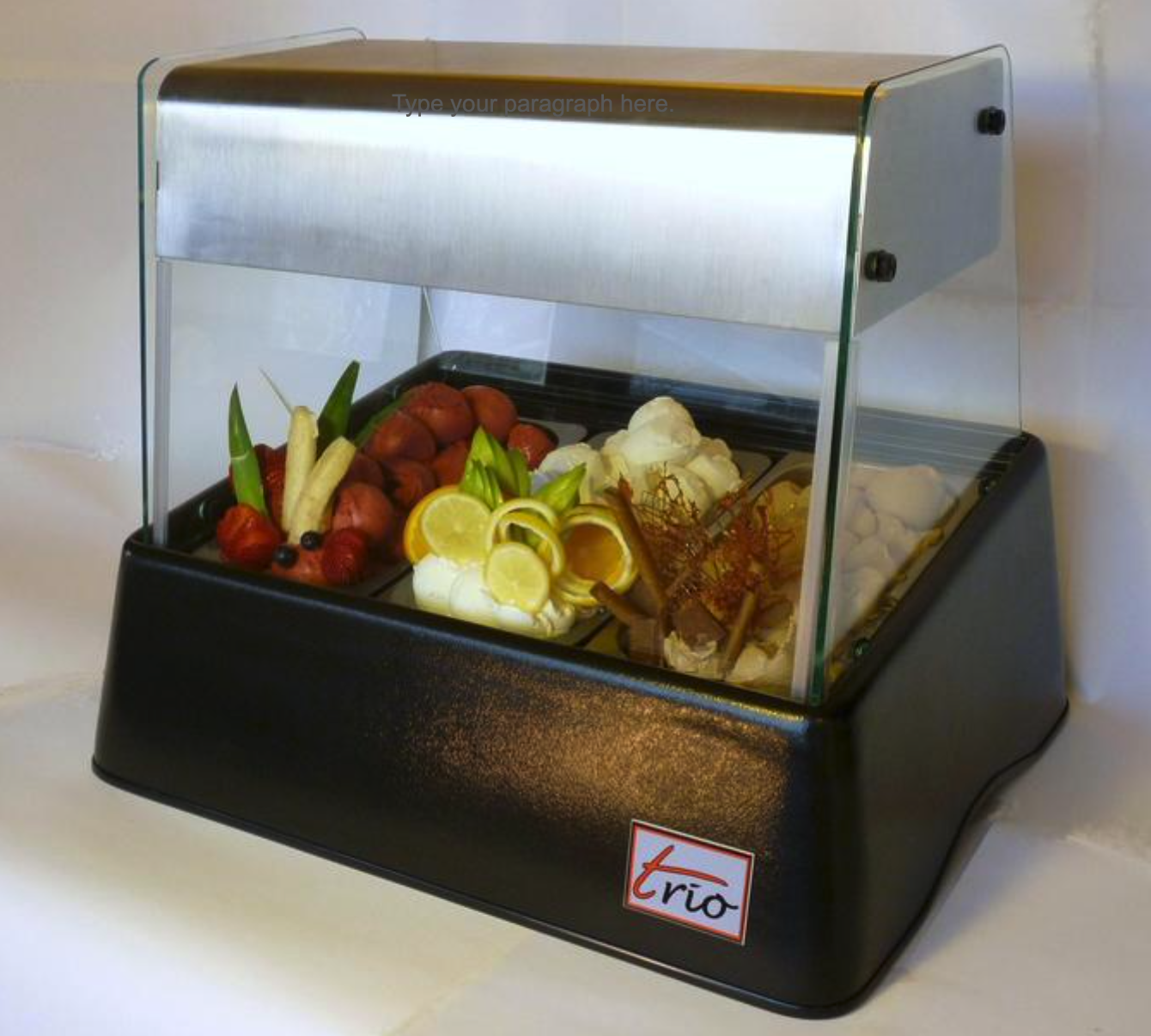 Food Display Cabinet With Shelf Perspex Acrylic Made in the UK 